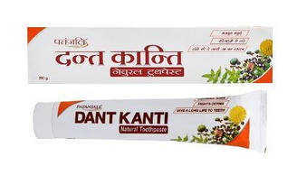 Зубна паста dant kanti patanjali Натурал, Dent Kanti Toothpaste Natural, Patanjali,200 г