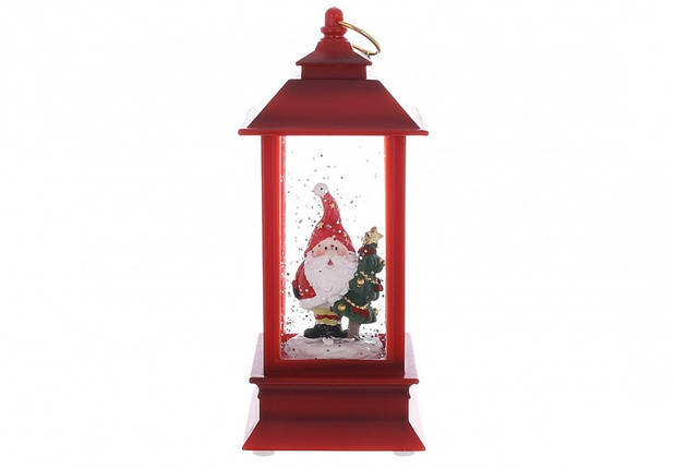 Новорічний декоративний ліхтар Сніжне королівство з підсвічуванням "Snow kingdom" 13.5 см #1, фото 1
