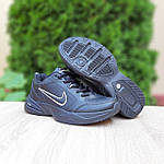 Чоловічі зимові кросівки Nike AIR Monarch (чорні) модні повсякденні кроси 3918 Найктоп, фото 4