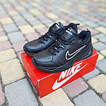 Чоловічі зимові кросівки Nike AIR Monarch (чорні) модні повсякденні кроси 3918 Найктоп, фото 7