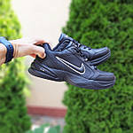 Чоловічі зимові кросівки Nike AIR Monarch (чорні) модні повсякденні кроси 3918 Найктоп, фото 9