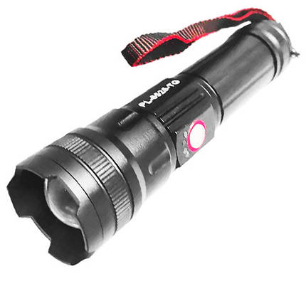 Ліхтар BL-6525-GT100, 1x18650, zoom, ЗУ Type-C, фото 1