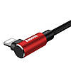 Кабель зарядний Baseus USB — Lightning кутовий MVP Elbow 1.5A 2 м Red (CALMVP-A09), фото 4