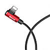Кабель зарядний Baseus USB — Lightning кутовий MVP Elbow 1.5A 2 м Red (CALMVP-A09), фото 7