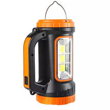 Ліхтар переносний 818C-3W+COB, power bank, вбудований акумулятор, сонячна батарея, ЗУ microUSB, фото 4