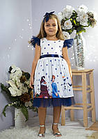 Платье для девочки Эльза, холодное сердце 5-6,6-7,7-8,8-9 лет