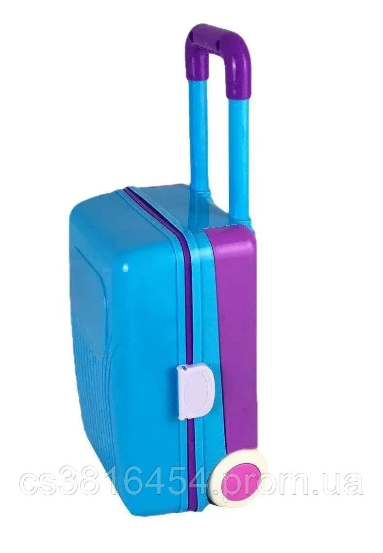 Игровой набор чемодан для девочек с трюмо SUITCASE Transformable MAKEUP зеркало подсветка музыкальные эффекты - фото 5 - id-p2033311214