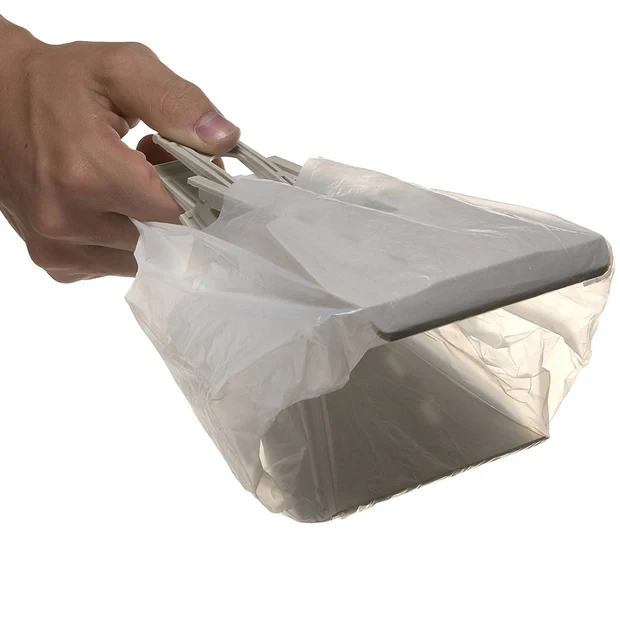 Совок NIPPY пластиковий для вулиці для собачих екскрементів 12 x 17.5 x h 2.7 cm у комплекті з пакетами