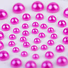 Перлини SANTI самоклеючі яскраво-рожеві, 50 шт, фото 2