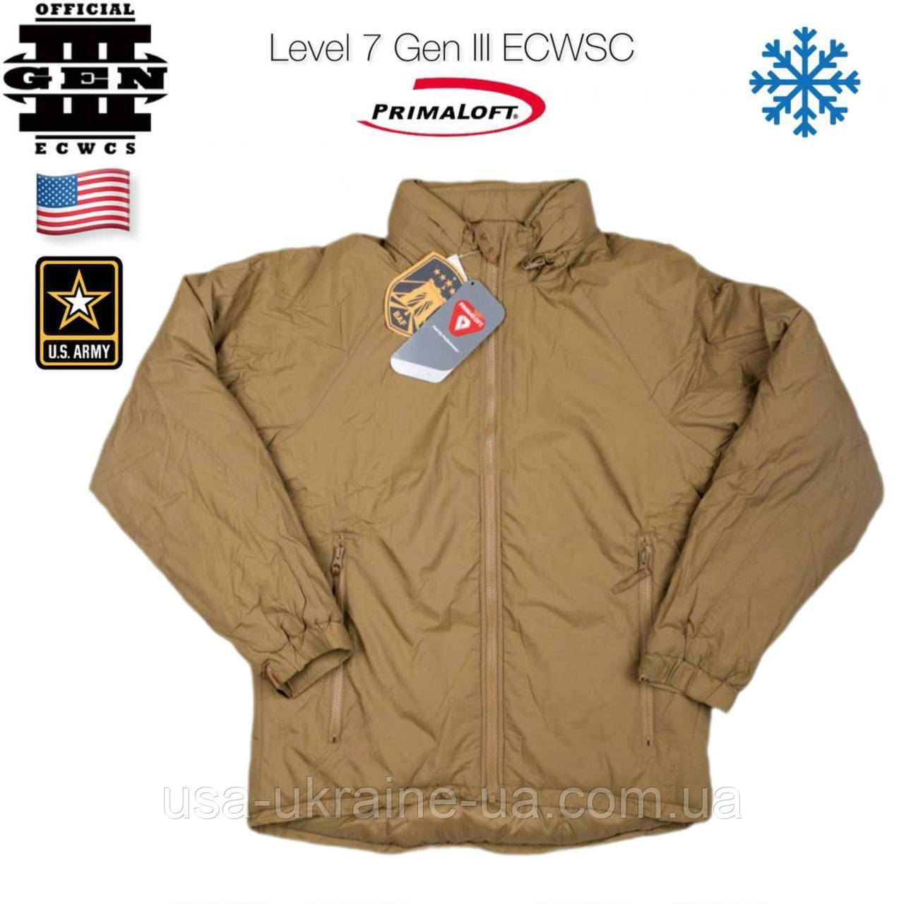 Куртка ECWCS Gen III Level 7 Extreme Cold Weather койот Куртка ECWCS Gen III Level 7 Extreme Cold Weather койот