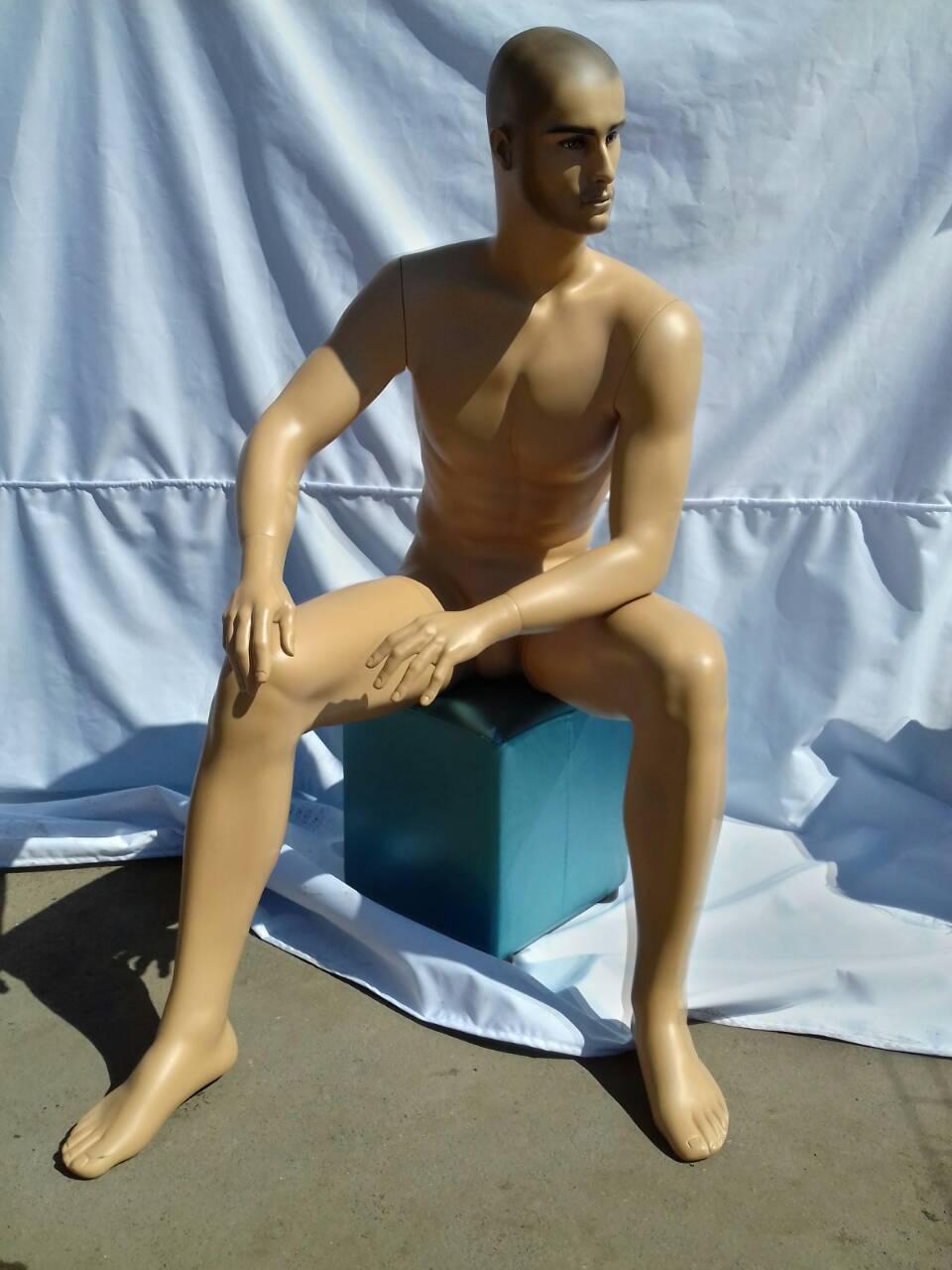 Чоловічий манекен тілесний, фото 1