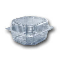 Контейнер пластиковий з кришкою ПС-11 розмір 155х155х80 об'єм 1250 мл 50 шт/шт.