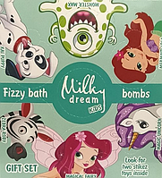 Детский подарочный набор Milky Dream Kids с бомбочками для ванн 7 шт х 75 г