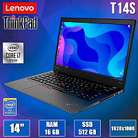 Сучасний ноутбук Lenovo ThinkPad T14S Gen1 14" IPS i7 10610U 16GB 512GB SSD