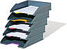 Набір горизонтальних лотків для паперів (5 шт) VARICOLOR® DURABLE, фото 3