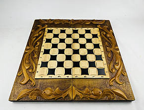 Нарди, шахи, шашки ручної роботи Корабель Іді Н (60х60 см.)