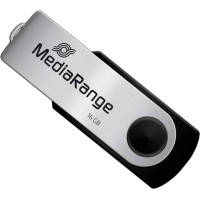 USB флеш накопичувач Mediarange 16GB Black\/Silver USB 2.0 (MR910)