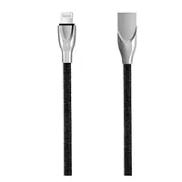 Дата-кабель LDNio LS29 USB (тато) - Lightning (тато) 1 m Black