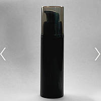 Флакон вакуумний пластиковий чорний Пуш 30 мл - пластиковий флакон для косметики