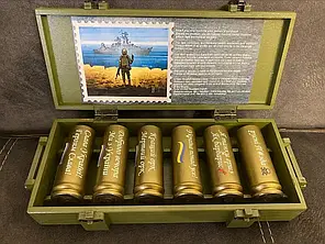 Чарки-гільзи – креативний подарунок чоловіку