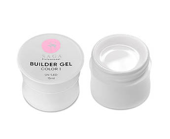 Гель для нарощування Saga Builder Gel Color 15 мл № 01