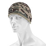 Флісова шапка тактична MFH BW Hat Fleece Camo підшоломник мультикам фліс L XL, фото 3