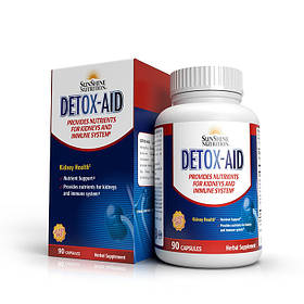 Detox-Aid від Sunshine Nutrition вітаміни для нирок та імунної системи 90 кап