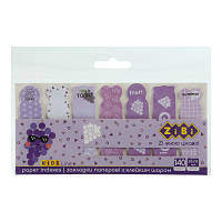 Стикер-закладка ZiBi бумажные Grape с клейким слоем 65х18 мм 7 х 20 листов (ZB.15102) - Топ Продаж!