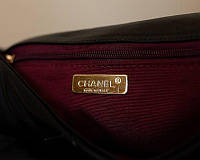 Сумка женская Chanel Black / Шанель черная на плечо сумочка женская кожаная стильная Отличное качество