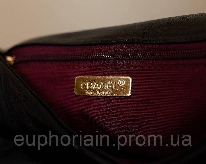 Сумка женская Chanel Black / Шанель черная на плечо сумочка женская кожаная стильная Отличное качество - фото 1 - id-p2033336710