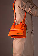 Жіноча сумка Jacquemus Le Chiquito Noeud orange, женская сумка, Жакмюс помаранчевого кольору Відмінна якість
