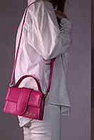 Жіноча сумка Jacquemus mini fuxia, женская сумка, Жакмюс кольору фуксії Відмінна якість