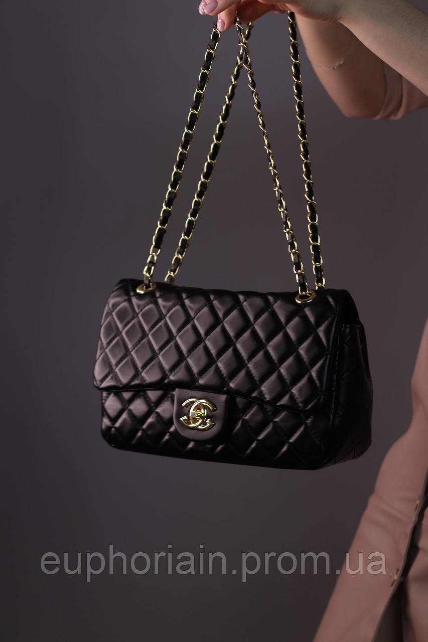 Женская сумка Chanel 26 black, женская сумка, Шанель черного цвета. Отличное качество - фото 2 - id-p2033336775