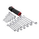 Набір ключів комбінованих, 25 шт (чохол) 6-32 мм CrV INTERTOOL HT-1200 Luxprice, фото 3