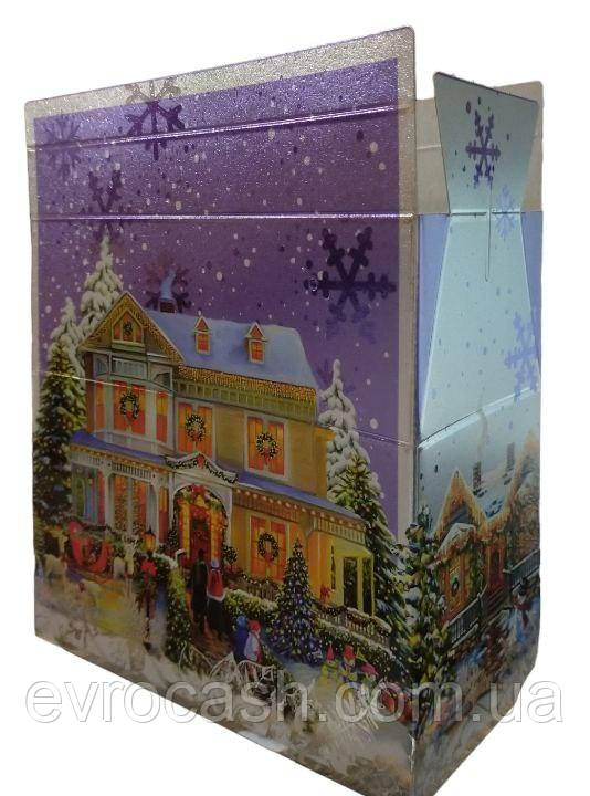 Подарункова коробка Новорічна (мала), фото 1