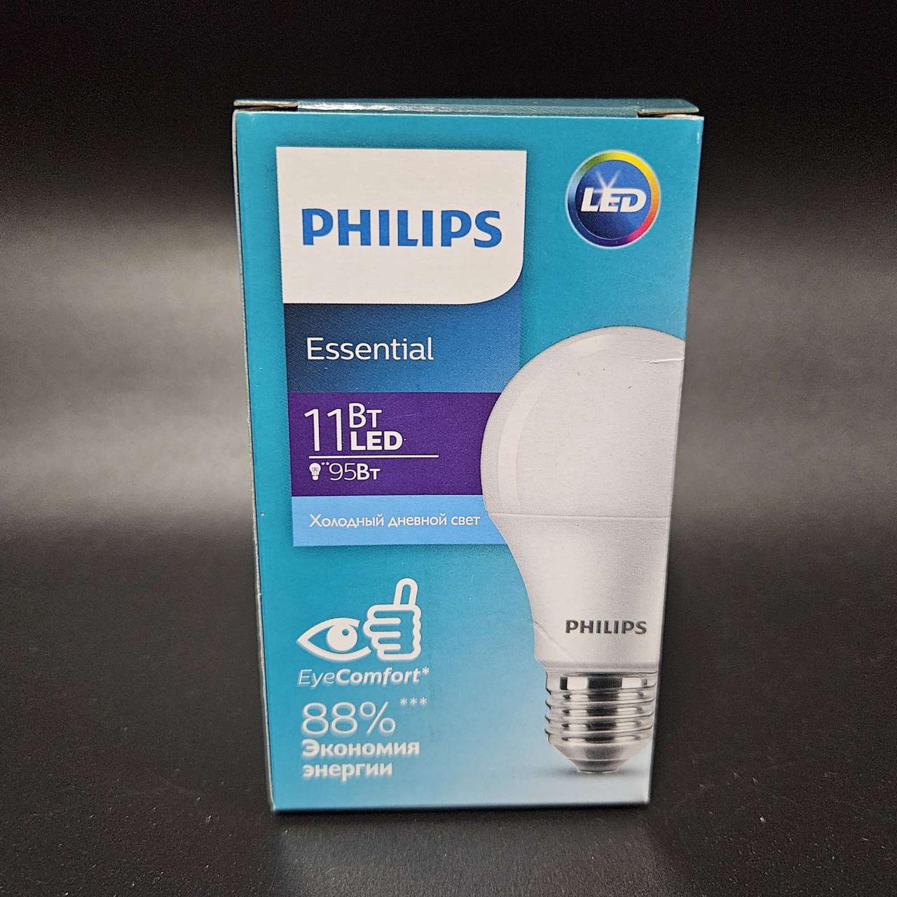 Лампочка LED PHILIPS Essential 11W E27 3000K