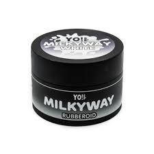 YO NAILS RubberOid Milkyway White Soak Off Hard Base Каучукова база молочно-біла, 30 мл