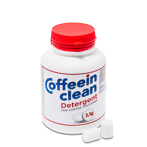 Таблетки для видалення кавових масел Coffeein Clean DETERGENT 200 г