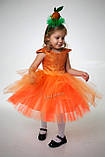 Гарний костюм лисички помаранчеве плаття Лисичка Білочка Мандаринка Апельсинка 86-104, фото 2