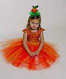 Гарний костюм лисички помаранчеве плаття Лисичка Білочка Мандаринка Апельсинка 86-104, фото 5