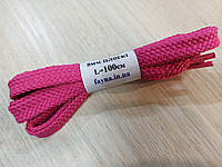 Шнурки ФМ для обуви флуоресцентные плоские 8мм (L=100cm)