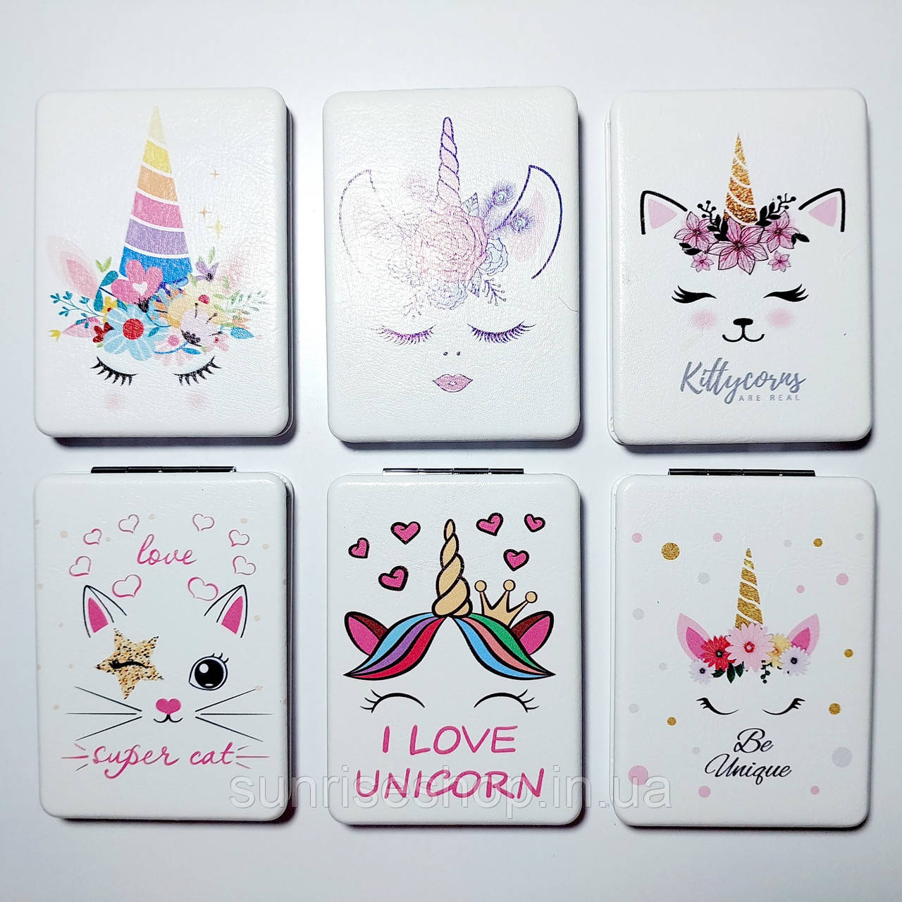 Дзеркало косметичне кишенькове прямокутне