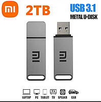 Новий флеш-накопичувач XIAOMI USB на 2 ТБ, високошвидкісний флеш-накопичувач, металевий водонепроникний