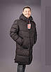 Куртка зимова Kings Wind довга чоловіча 48-56 арт.1674, 50, XL, Чорний, фото 3