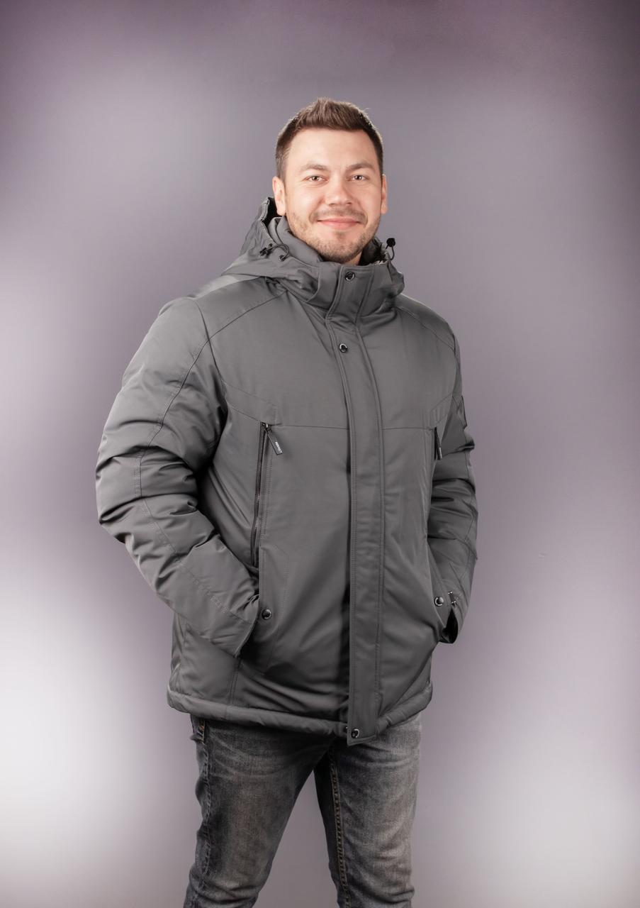 Куртка зима Panda чоловіча, Сірий,5XL