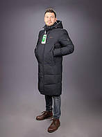 Куртка зимняя Zaka длинная мужская 46-56 , Темно-синий,M, 46
