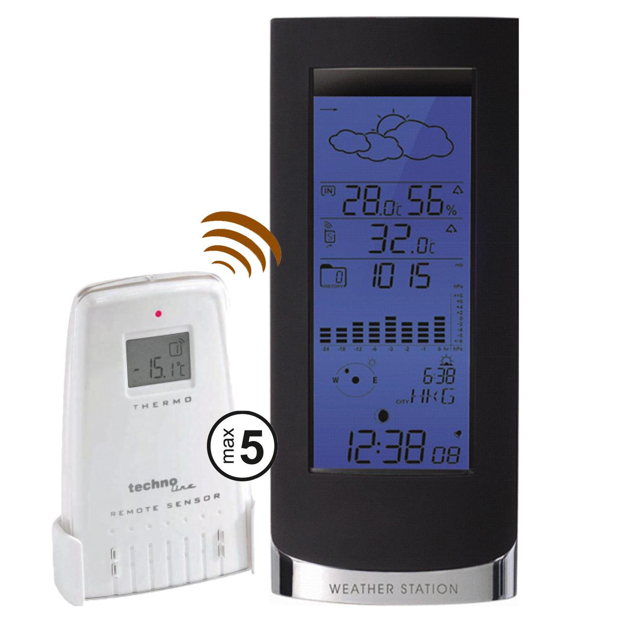 Метеостанція Technoline WS6501 Black Metall (WS6501), фото 1