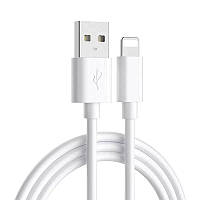 Кабель зарядки для Apple Lightning to USB для iPhone/iPad/iPod White