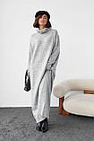 В'язане плаття oversize з високою горловиною, фото 8