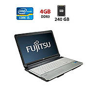 Ноутбук Б-класс Fujitsu LifeBook A530/ 15.6" (1366x768)/ Core i5-450M/ 4 GB RAM/ 240 GB SSD/ HD Graphics